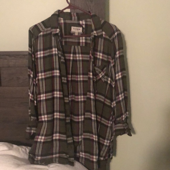 Express Tops - Express plaid /flannel shirt Express Tops - Express plaid /flannel shirt